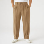 Louis | Women's Breathable Wide-Leg Trousers, Relaxed Fit Everyday Trousers | Bella Blue