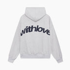 Madeline | Women's Relaxed Hooded Sweatshirt with Graphic Print, Loose-Fit Casual Hoodie | Bella Blue