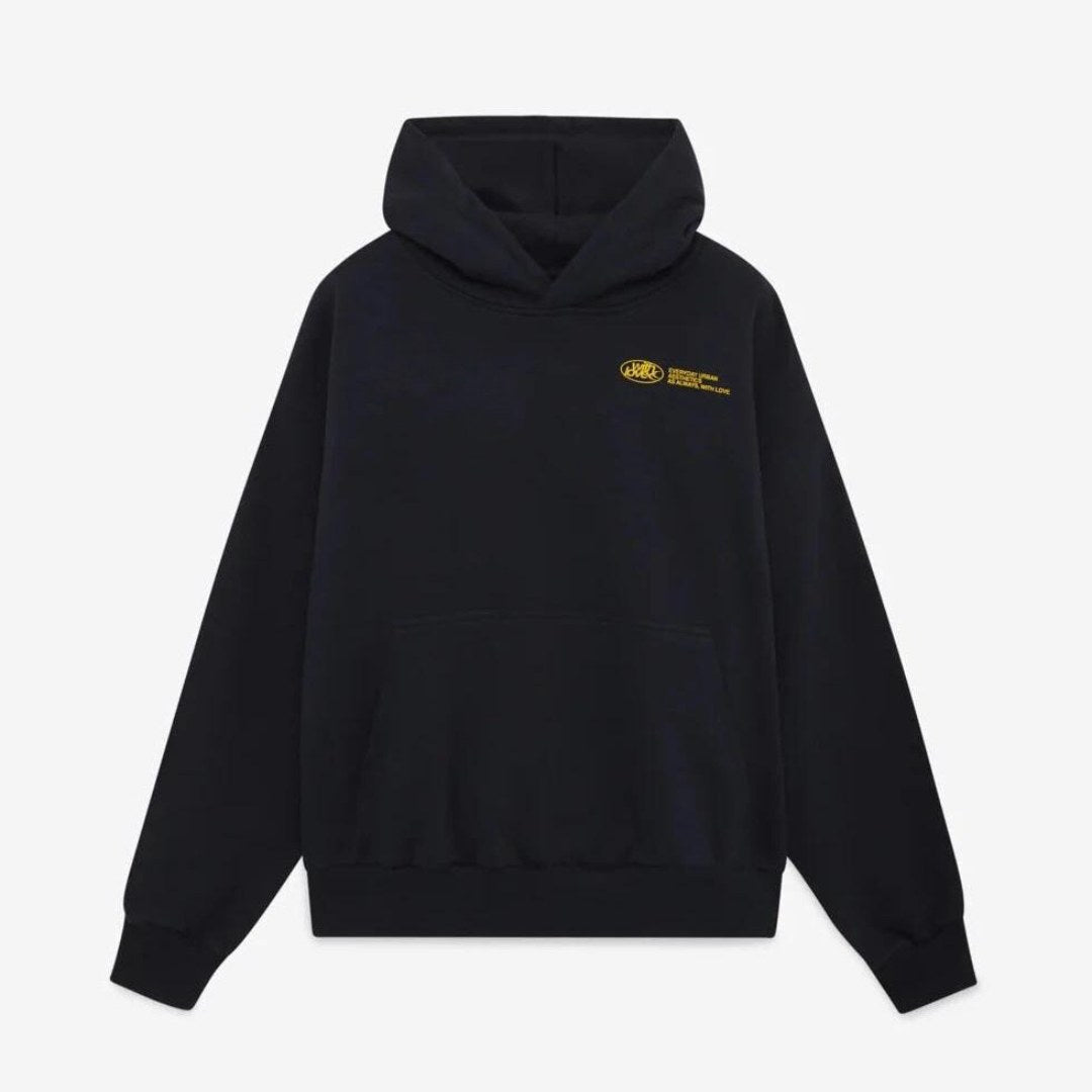Madeline | Women's Relaxed Hooded Sweatshirt with Graphic Print, Loose-Fit Casual Hoodie | Bella Blue