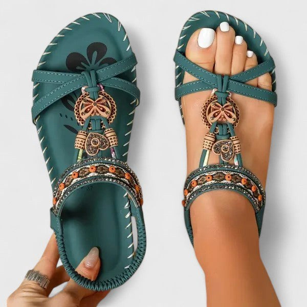 Madison | Women's Orthopedic Sandals - Beige Bali