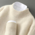 Malcolm | Men's Cashmere Pullover Jumper, Lightweight Knit Jumper | Bella Blue