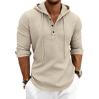 Malcolm | Women's Relaxed Hooded Sweatshirt, Drawstring Hood Jumper | Bella Blue