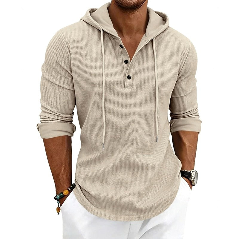 Malcolm | Women's Relaxed Hooded Sweatshirt, Drawstring Hood Jumper | Bella Blue
