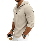 Malcolm | Women's Relaxed Hooded Sweatshirt, Drawstring Hood Jumper | Bella Blue