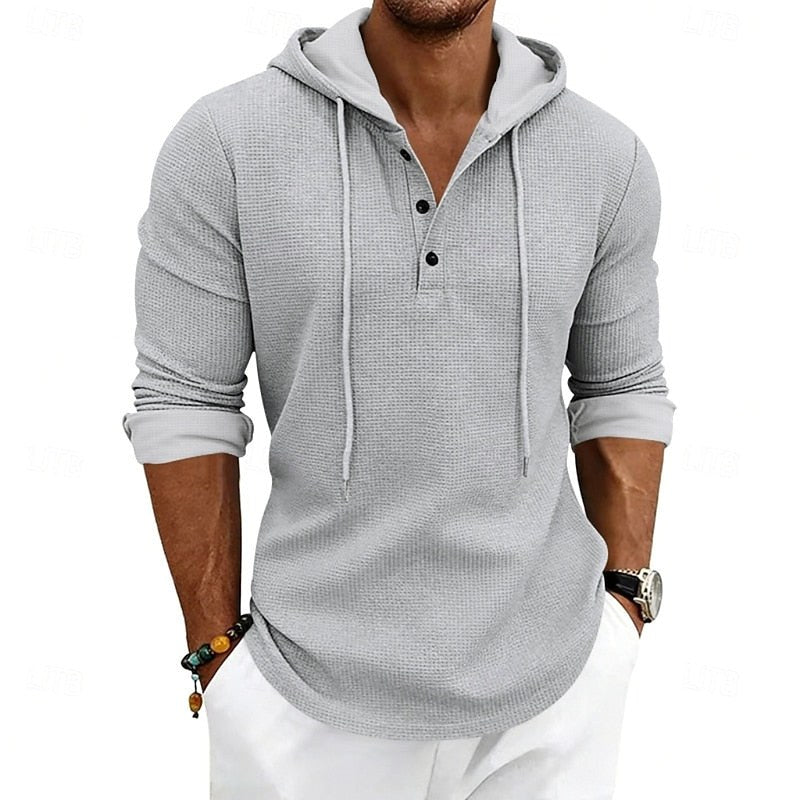 Malcolm | Women's Relaxed Hooded Sweatshirt, Drawstring Hood Jumper | Bella Blue