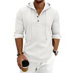 Malcolm | Women's Relaxed Hooded Sweatshirt, Drawstring Hood Jumper | Bella Blue
