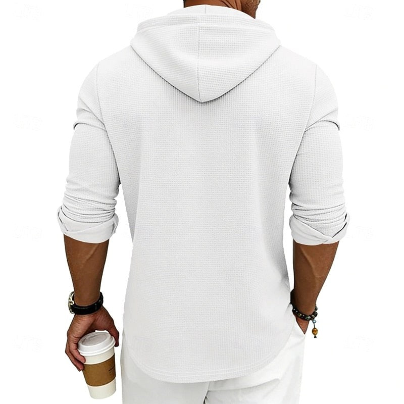 Malcolm | Women's Relaxed Hooded Sweatshirt, Drawstring Hood Jumper | Bella Blue