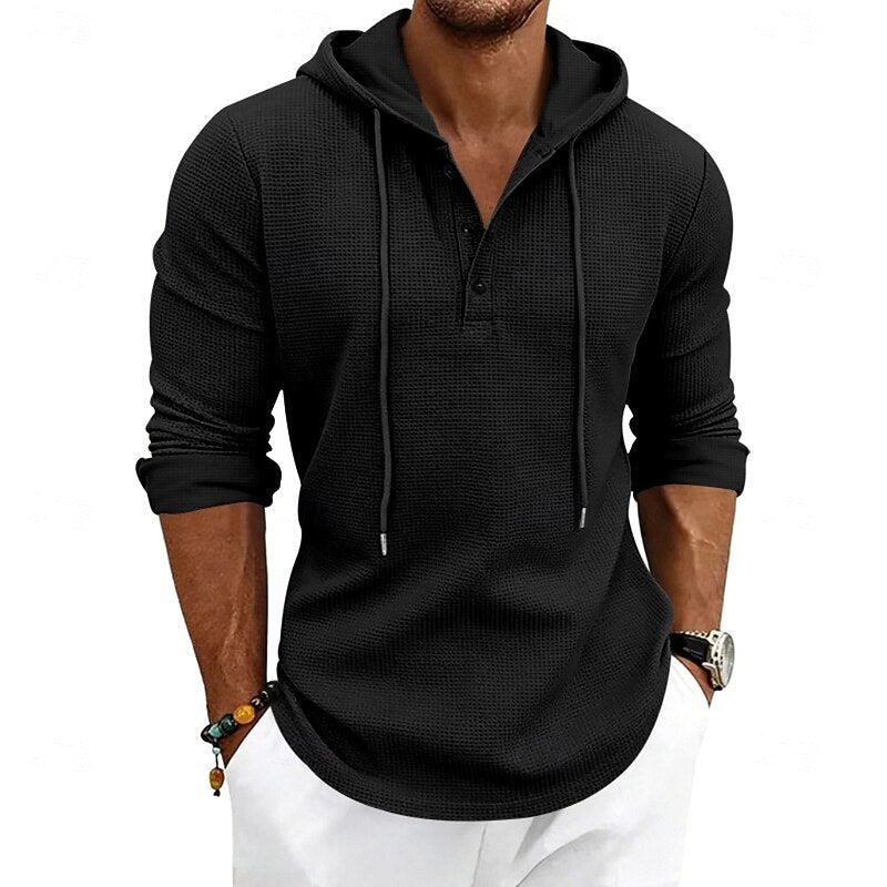 Malcolm | Women's Relaxed Hooded Sweatshirt, Drawstring Hood Jumper | Bella Blue