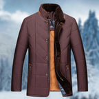 Manfred | Men's Winter Jacket with Water-Resistant Material, Functional Autumn Jacket | Bella Blue | Blue