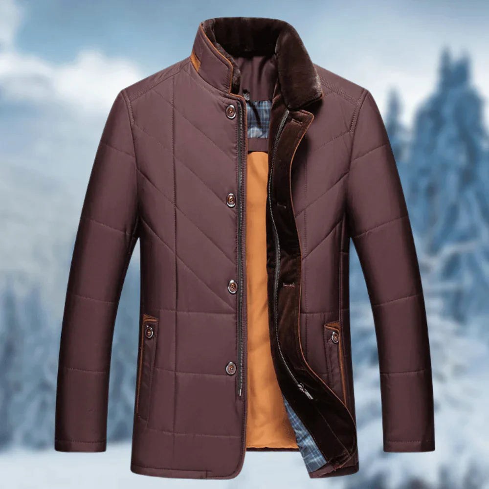 Manfred | Men's Winter Jacket with Water-Resistant Material, Functional Autumn Jacket | Bella Blue | Blue