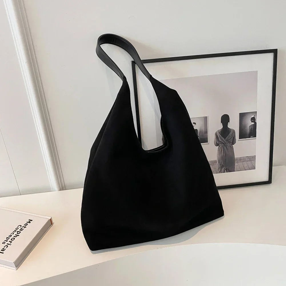 Manon | Women's Relaxed Shoulder Tote Bag, Spacious Travel Tote | Bella Blue