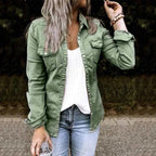 Margaret | Women's Classic Denim Jacket, Timeless Denim Jacket | Bella Blue
