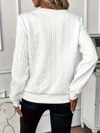 Margot | Women's Quarter-Zip Knit Jumper, Cosy Everyday Jumper | Bella Blue | Black