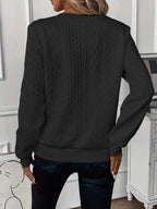 Margot | Women's Quarter-Zip Knit Jumper, Cosy Everyday Jumper | Bella Blue