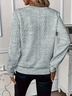 Margot | Women's Quarter-Zip Knit Jumper, Cosy Everyday Jumper | Bella Blue