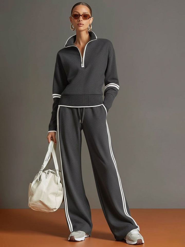 Margot | Women's Relaxed Fit Two-Piece Co-Ord Set, Lounge Set | Bella Blue