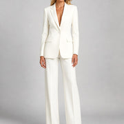 Martha | Women's Tailored Blazer and Wide-Leg Trousers Set, Smart Occasion Suit