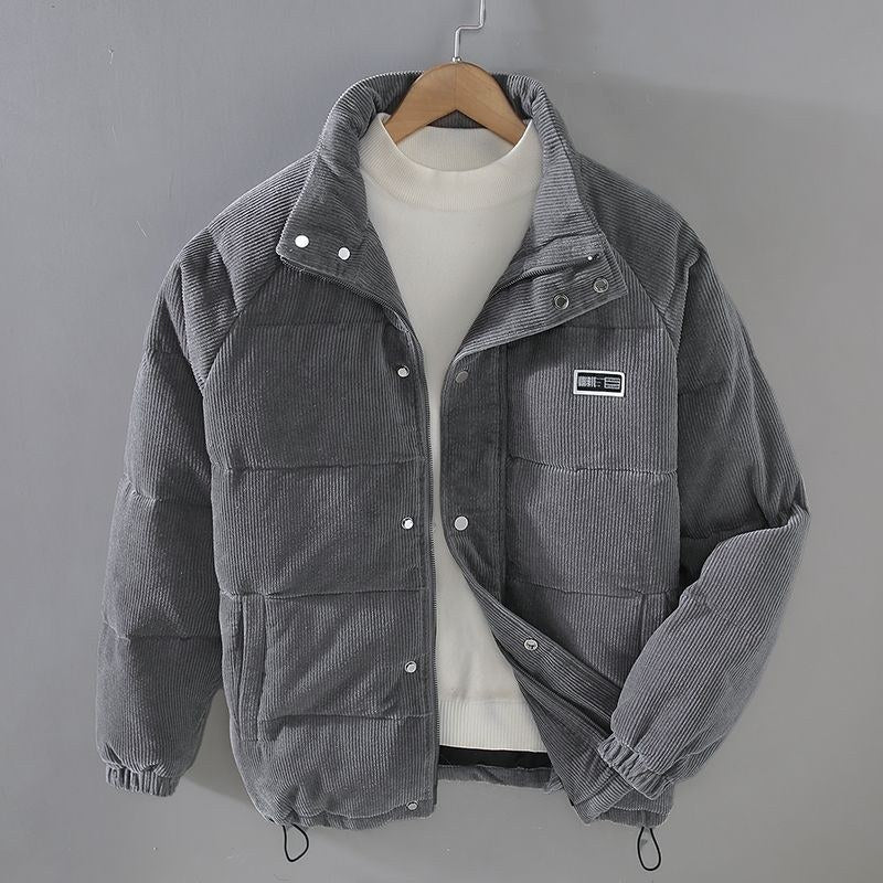 Martin | Men's Corduroy Jacket, Textured Autumn Jacket | Bella Blue