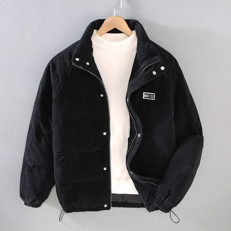 Martin | Men's Corduroy Jacket, Textured Autumn Jacket | Bella Blue