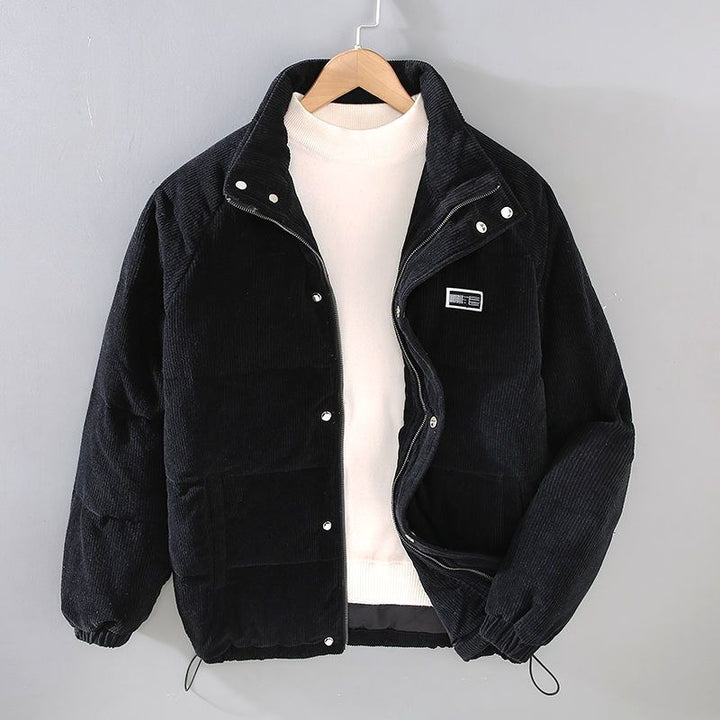 Martin | Men's Corduroy Jacket, Textured Autumn Jacket | Bella Blue
