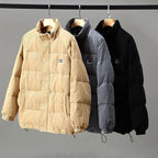 Martin | Men's Corduroy Jacket, Textured Autumn Jacket | Bella Blue