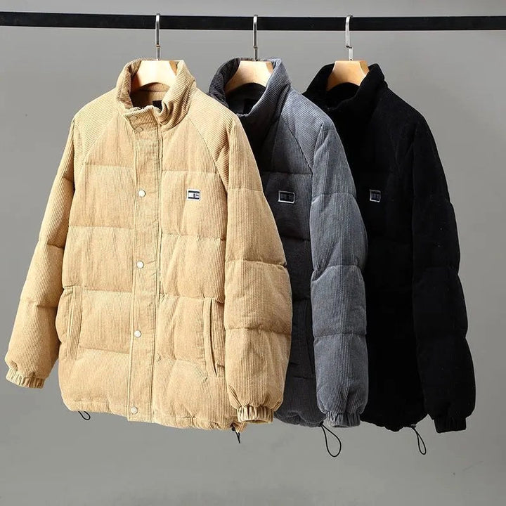 Martin | Men's Corduroy Jacket, Textured Autumn Jacket | Bella Blue