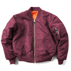 Mason | Men's Bomber Jacket with Front Pockets, Zip Fastening Urban Jacket | Bella Blue