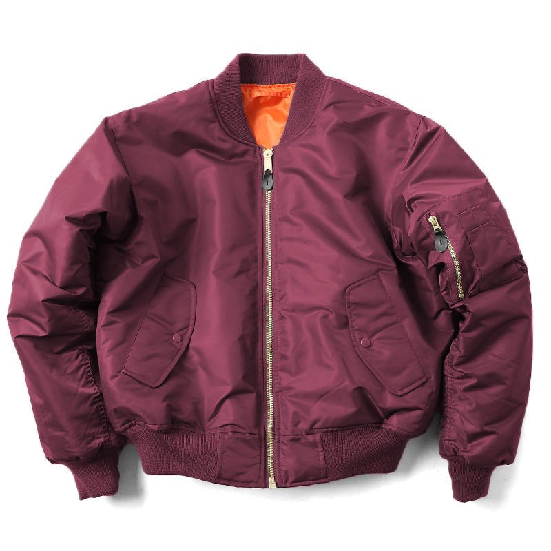 Mason | Men's Bomber Jacket with Front Pockets, Zip Fastening Urban Jacket | Bella Blue