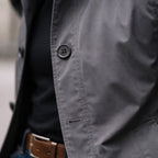Matthias | Men's Jacket with Water-Resistant Surface, Modern Autumn Jacket | Bella Blue | Grey
