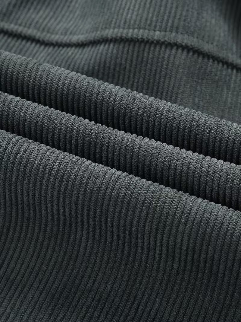 Maxwell | Men's Corduroy Jacket with Classic Collar, Casual Overshirt | Bella Blue