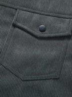 Maxwell | Men's Corduroy Jacket with Classic Collar, Casual Overshirt | Bella Blue