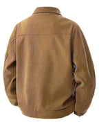 Maxwell | Men's Corduroy Jacket with Classic Collar, Casual Overshirt | Bella Blue