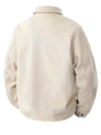 Maxwell | Men's Corduroy Jacket with Classic Collar, Casual Overshirt | Bella Blue