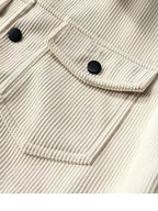 Maxwell | Men's Corduroy Jacket with Classic Collar, Casual Overshirt | Bella Blue