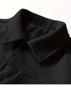 Maxwell | Men's Corduroy Jacket with Classic Collar, Casual Overshirt | Bella Blue