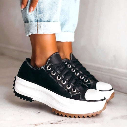 Maya | Women's Comfort Sneakers - Black