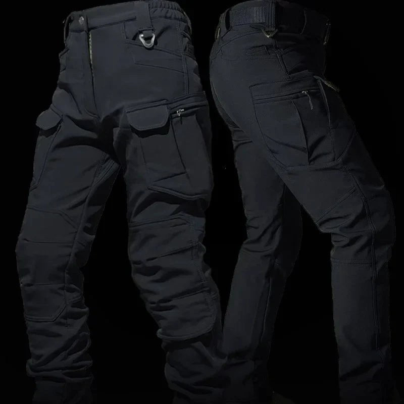 Michael | Men's Waterproof Thermal Suit with Multiple Pockets, Functional Autumn Tracksuit | Bella Blue | Black 2-Pack