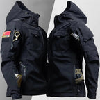 Michael | Men's Waterproof Thermal Suit with Multiple Pockets, Functional Autumn Tracksuit | Bella Blue | Black 2-Pack