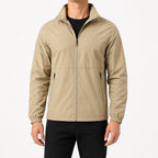 Miles | Men's Breathable Waterproof Jacket, Water-Resistant Autumn Jacket | Bella Blue | Black