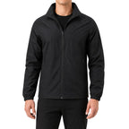 Miles | Men's Breathable Waterproof Jacket, Water-Resistant Autumn Jacket | Bella Blue | Forest Green