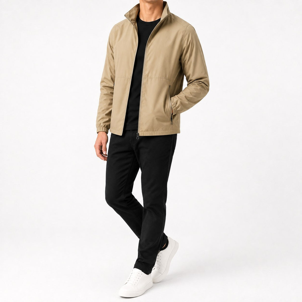 Miles | Men's Breathable Waterproof Jacket, Water-Resistant Autumn Jacket | Bella Blue
