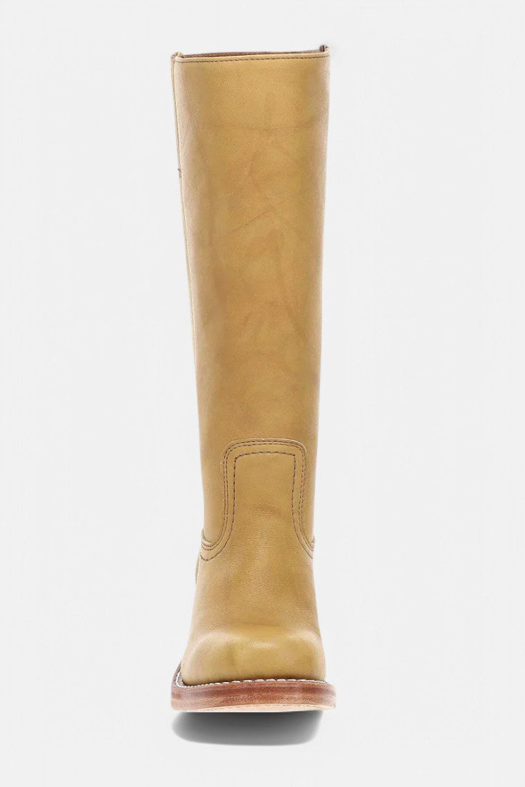 Millie | Women's Knee-High Leather Boots with Block Heel, Elegant Leather Boots | Bella Blue