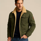 Mitchell | Men's Fleece-Lined Winter Coat, Warm Everyday Coat | Bella Blue