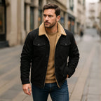 Mitchell | Men's Fleece-Lined Winter Coat, Warm Everyday Coat | Bella Blue