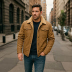Mitchell | Men's Fleece-Lined Winter Coat, Warm Everyday Coat | Bella Blue