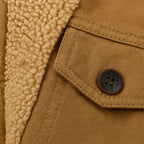 Mitchell | Men's Fleece-Lined Winter Coat, Warm Everyday Coat | Bella Blue | Dark Gray
