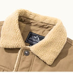 Mitchell | Men's Fleece-Lined Winter Coat, Warm Everyday Coat | Bella Blue | Army Green
