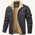 Mitchell | Men's Fleece-Lined Winter Coat, Warm Everyday Coat | Bella Blue