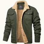 Mitchell | Men's Fleece-Lined Winter Coat, Warm Everyday Coat | Bella Blue