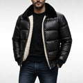 Mitchell | Men's Puffer Jacket, Bold Urban Coat | Bella Blue